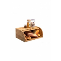 Cutie din bambus pentru paine, natur, 41 x 28 x 17 cm 7347